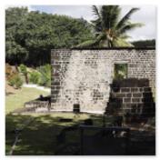 Reinforcement and concrete cover being checked on a villa foundation in Mauritius