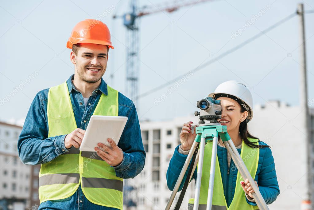 Engineer taking photos during a structural inspection of a villa in Mauritius